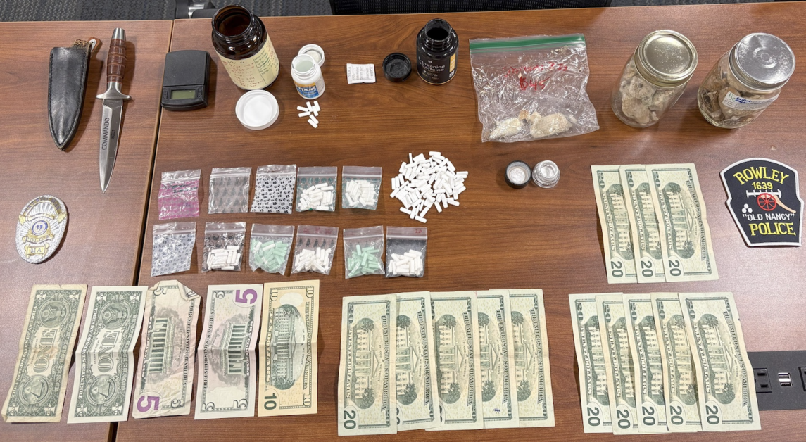 The man is being held on a $5,000 cash bail and was transferred to the Middleton House of Correction pending arraignment. (Courtesy of Rowley Police Facebook)